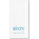 Big Number Sixty Deville Guest Towels Image 1 of 2